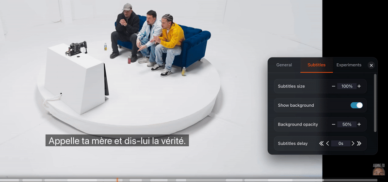 Sous-titres Personnalisés